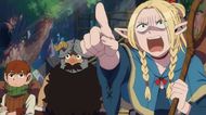 Marcille with Chilchuck and Senshi as seen in anime(Image credits: Studio Trigger)